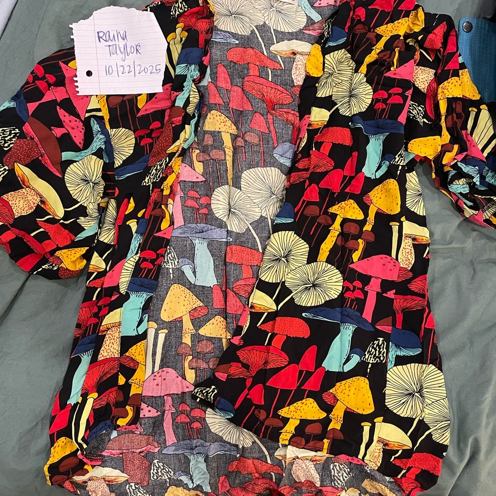 Colorful Mushroom Print Dress
